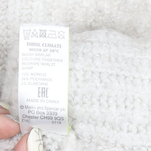 Marks and Spencer Women's Ivory Pullover Jumper, Medium