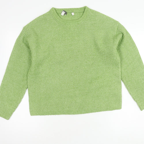Marks and Spencer Women's Green Knit Pullover Jumper M