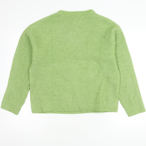 Marks and Spencer Women's Green Knit Pullover Jumper M