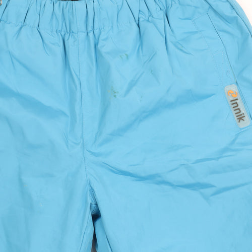 Innik Unisex Blue Trousers S, Elastic Waist, Drawstring