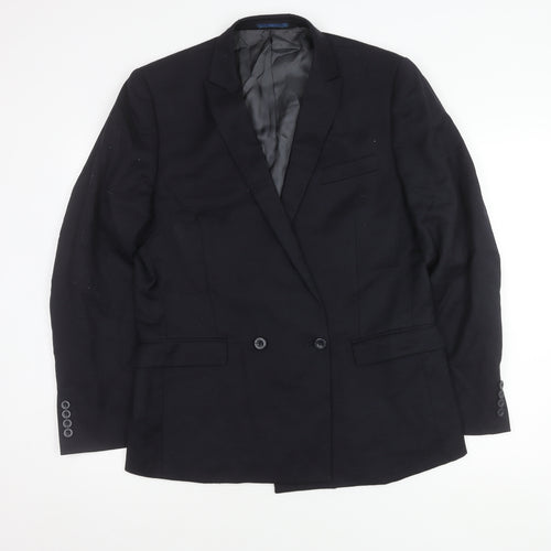 DKNY Men's Black Slim Fit Blazer 42 R - New