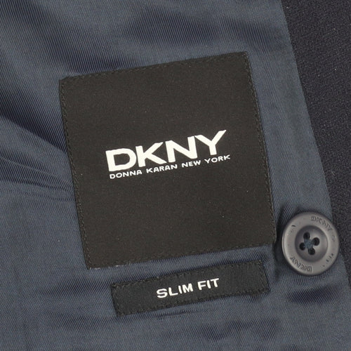 DKNY Men's Black Slim Fit Blazer 42 R - New
