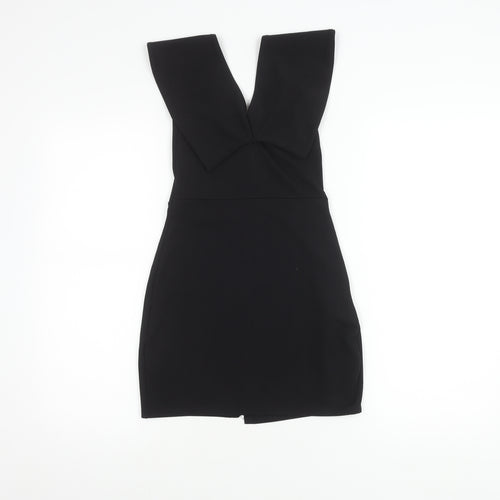 MISSPAP Women's Black Bodycon Dress Size 8 Party/Cocktail
