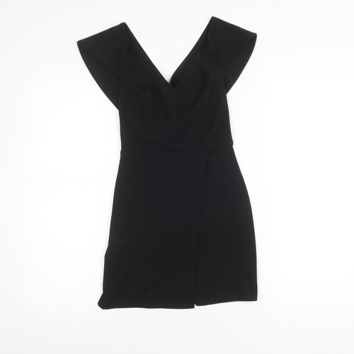MISSPAP Women's Black Bodycon Dress Size 8 Party/Cocktail