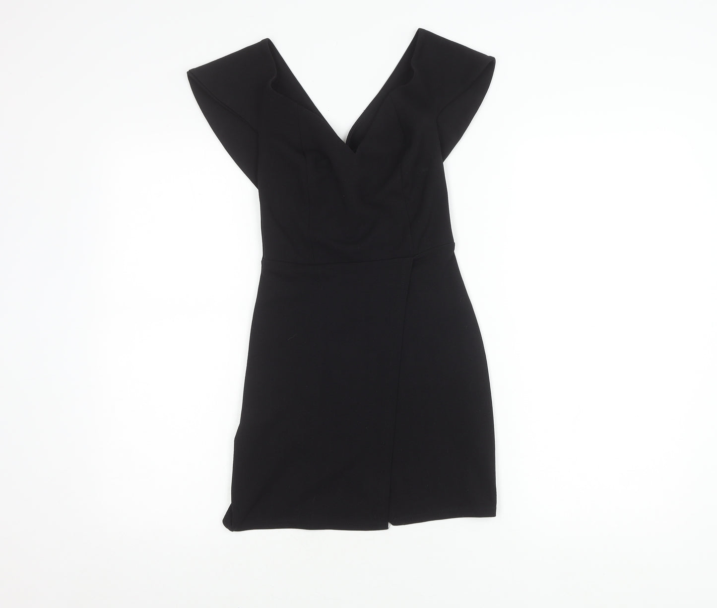 MISSPAP Women's Black Bodycon Dress Size 8 Party/Cocktail