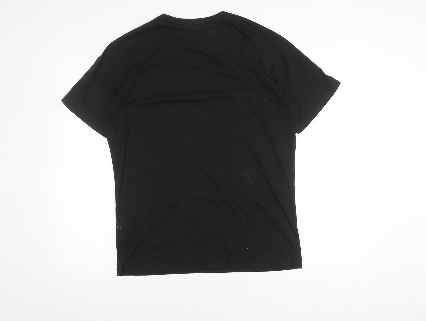 Jack Wolfskin Men's Medium Black Regular Fit T-Shirt