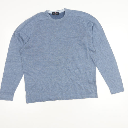 Marks and Spencer Men's Blue Pullover Jumper M