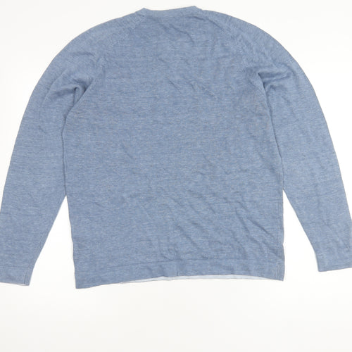 Marks and Spencer Men's Blue Pullover Jumper M