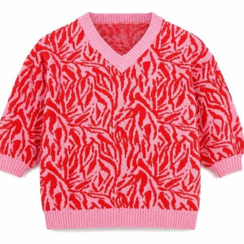 Yours Women’s V-Neck Knit Jumper 22/24 Multicoloured