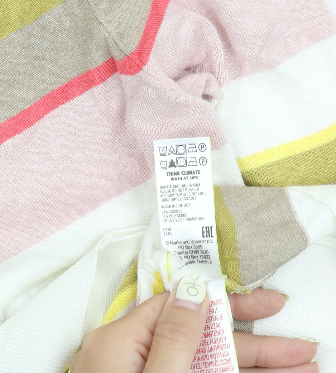 Marks and Spencer Women's Multicoloured Cardigan Size 12