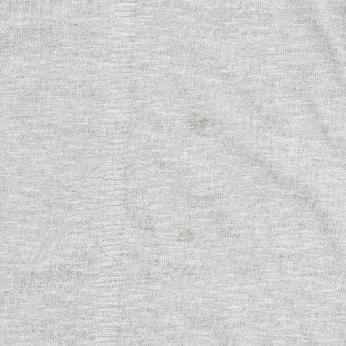 Pure Collection Women's Beige V-Neck Knit Jumper Size 14