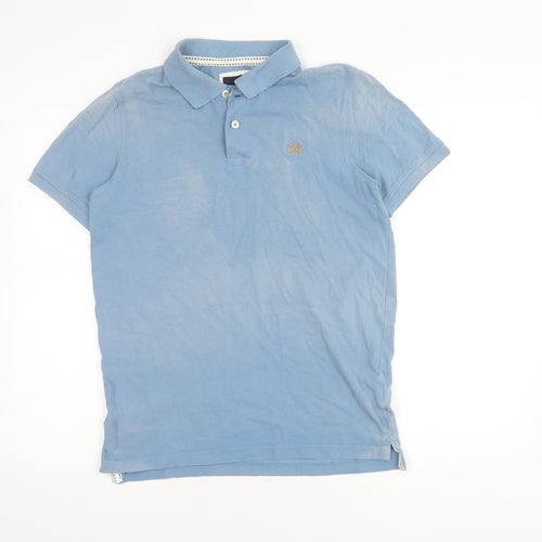 Crew Clothing Men's Blue Polo Shirt M - Stylish & Comfy