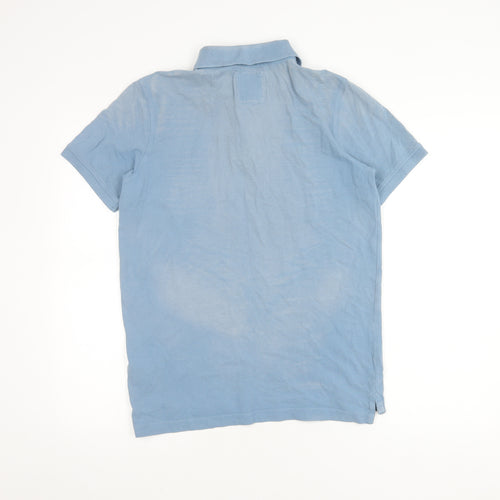 Crew Clothing Men's Blue Polo Shirt M - Stylish & Comfy