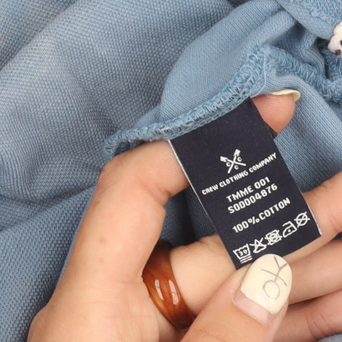 Crew Clothing Men's Blue Polo Shirt M - Stylish & Comfy
