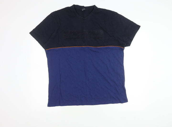 Ben Sherman Men's Blue T-shirt, Size XL.