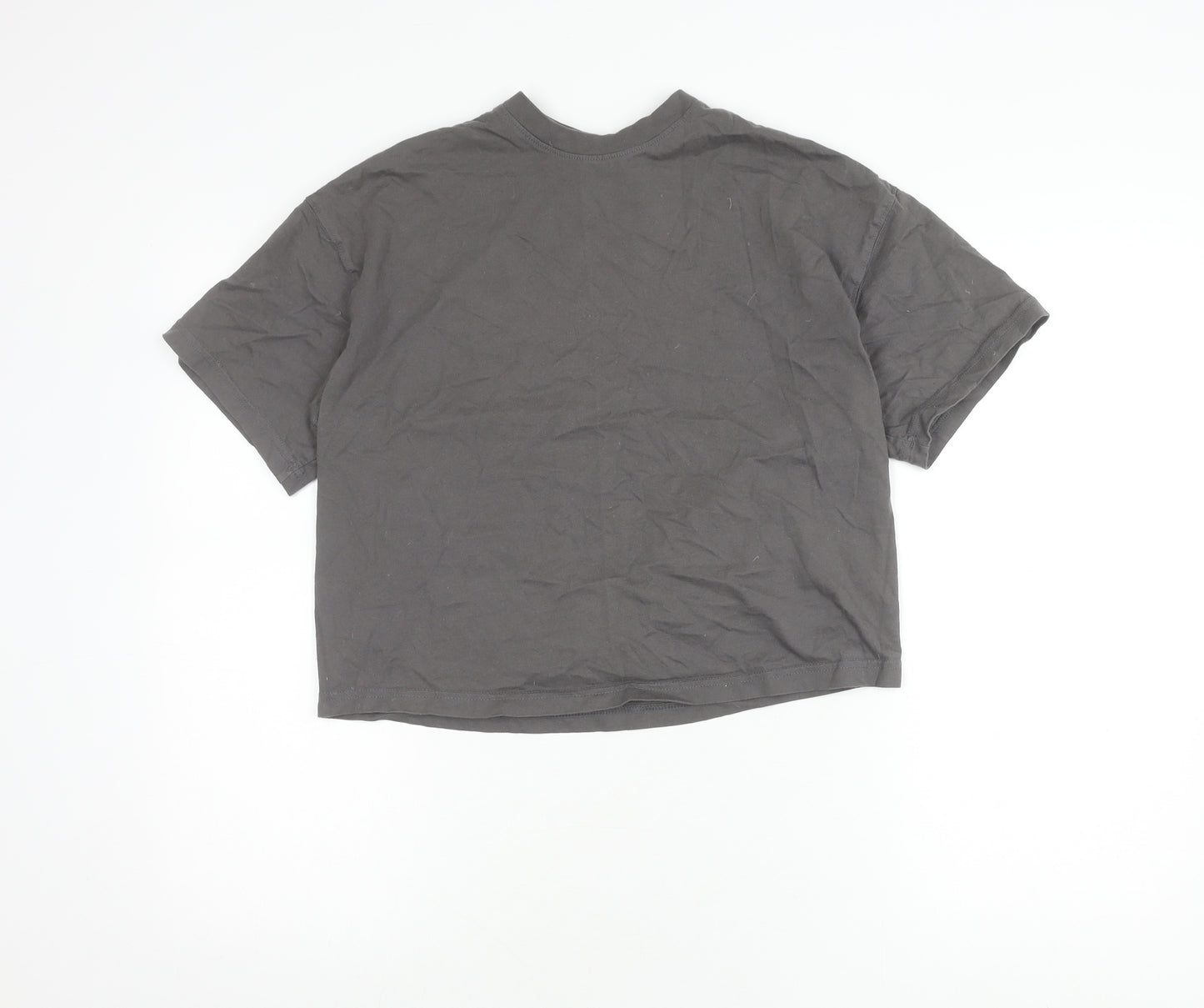 H&M Women's Grey Basic T-Shirt XS, Casual Essential