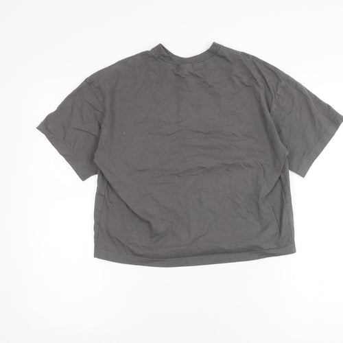 H&M Women's Grey Basic T-Shirt XS, Casual Essential