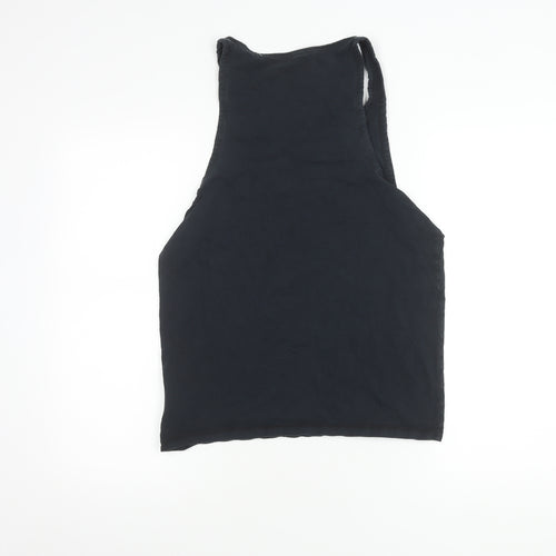 Converse Men’s Black Sleeveless T-Shirt, Size S