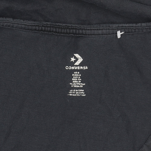 Converse Men’s Black Sleeveless T-Shirt, Size S