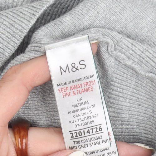 Marks and Spencer Women's Grey Jumper, Size M