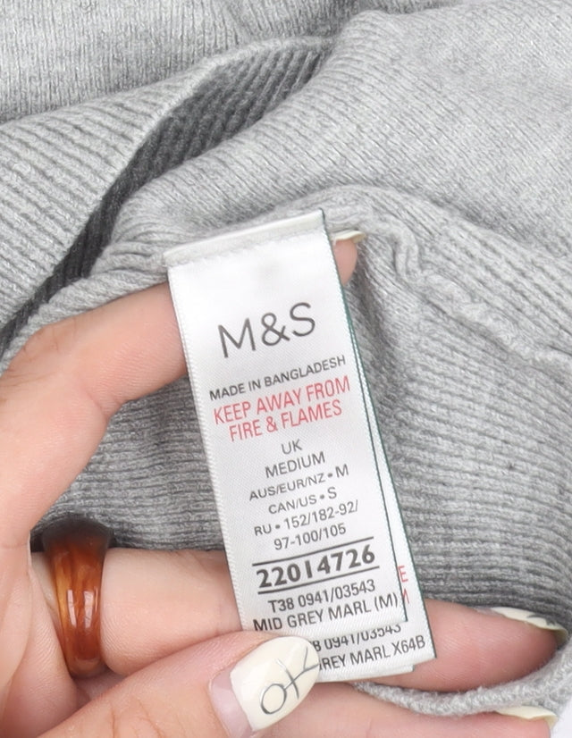 Marks and Spencer Women's Grey Jumper, Size M