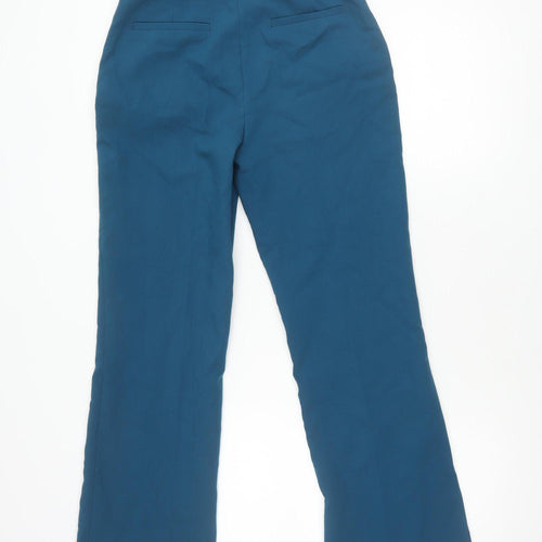Zara Women Blue XS Trousers with Pockets