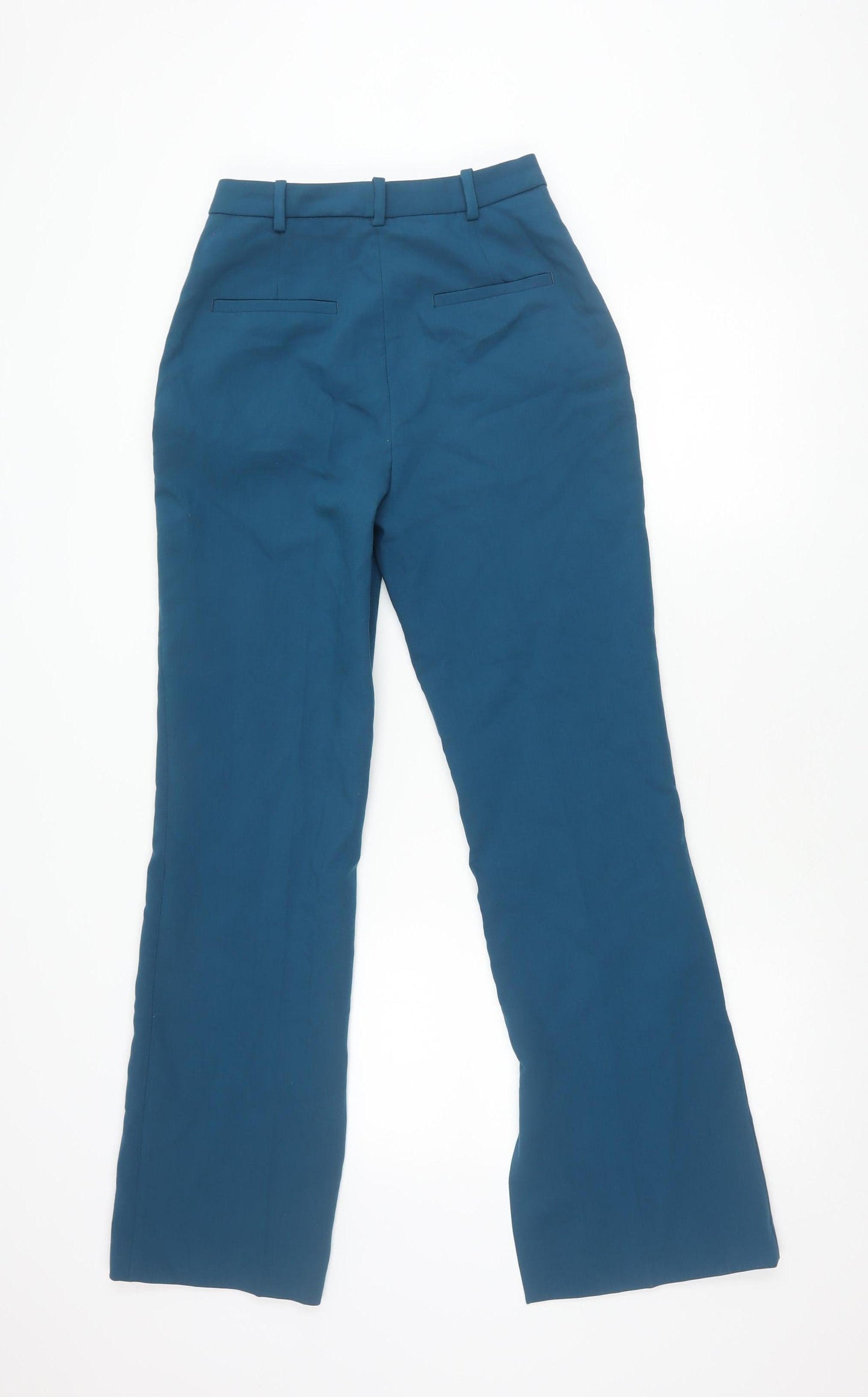 Zara Women Blue XS Trousers with Pockets