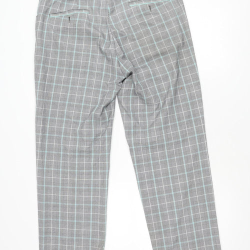 Stromberg Men's Grey Check Trousers 36L Business Style