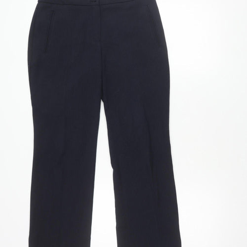 Marks and Spencer Women's Black Straight Trousers UK 10