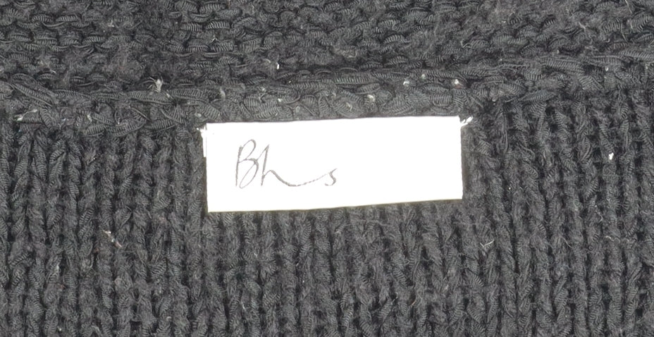 BHS Women's Black V-Neck Cardigan, Size 20