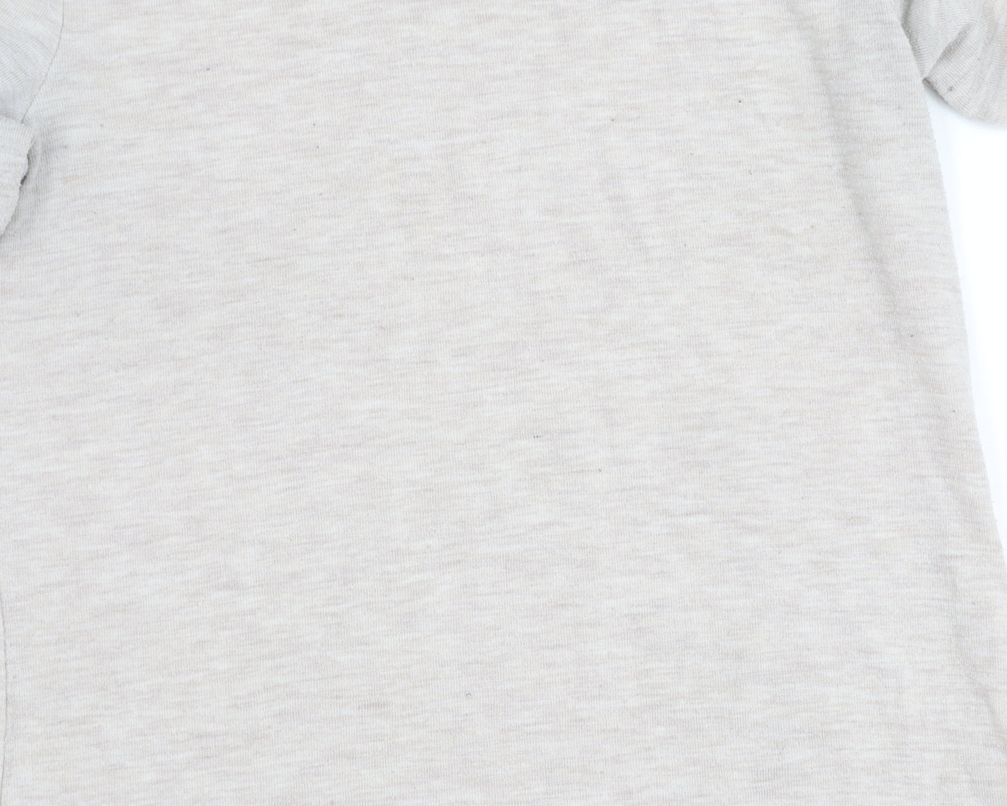 Next Women's Beige Long Sleeve Mock Neck Top