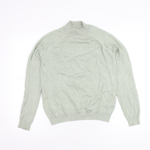 Pieces Women's Green Pullover Jumper Size M