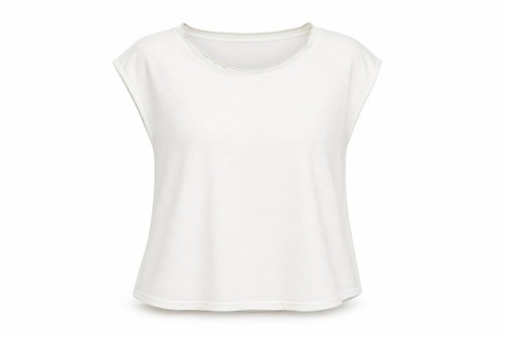 Mango Women's Ivory Sleeveless Top - Size L