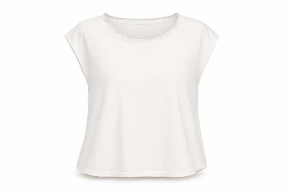 Mango Women's Ivory Sleeveless Top - Size L