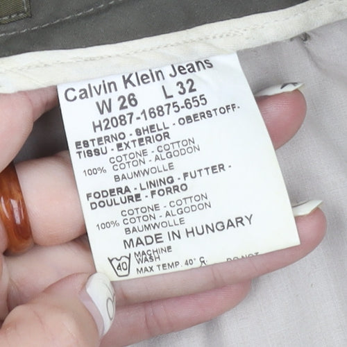 Calvin Klein Women's Green Khakis Size 10