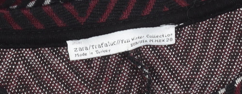 Zara Women's Multicoloured Geometric Shift Dress Size 12