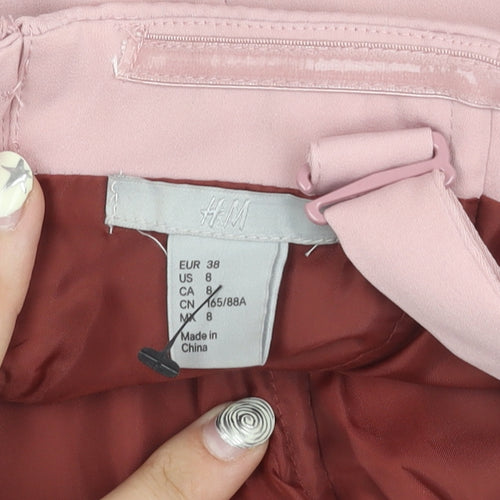 H&M Women's Pink Strappy Dress Size 10