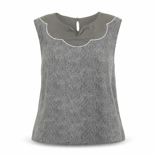 Banana Republic Women's Grey XS Blouse Sleeveless