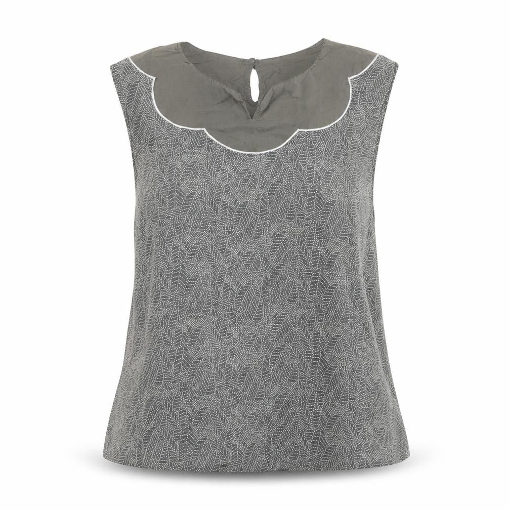 Banana Republic Women's Grey XS Blouse Sleeveless
