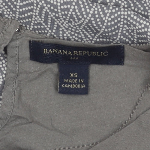 Banana Republic Women's Grey XS Blouse Sleeveless