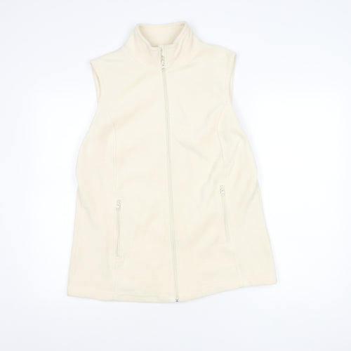 Damart Women's Ivory Fleece Waistcoat Size 14/18