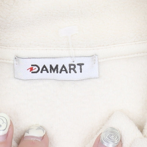 Damart Women's Ivory Fleece Waistcoat Size 14/18