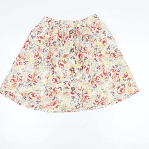 Marks and Spencer Floral Skirt Set Women Multicoloured UK 8