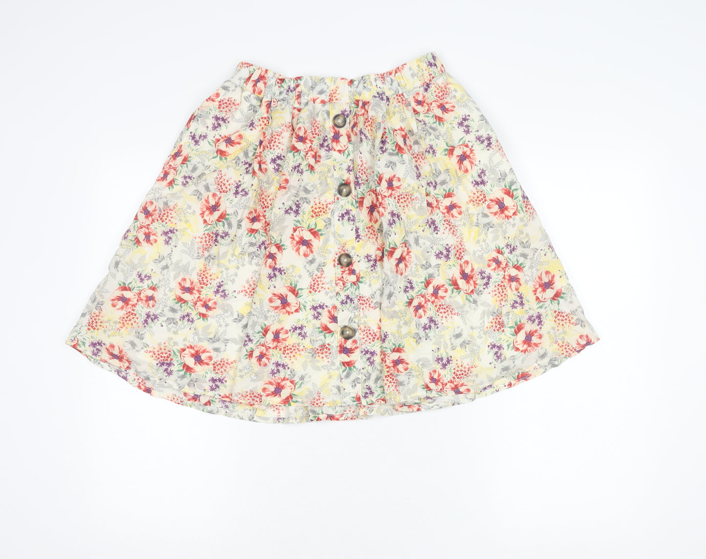 Marks and Spencer Floral Skirt Set Women Multicoloured UK 8