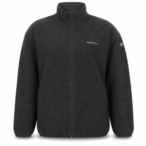 Reebok Unisex Black Fleece Jacket M Casual Sportswear