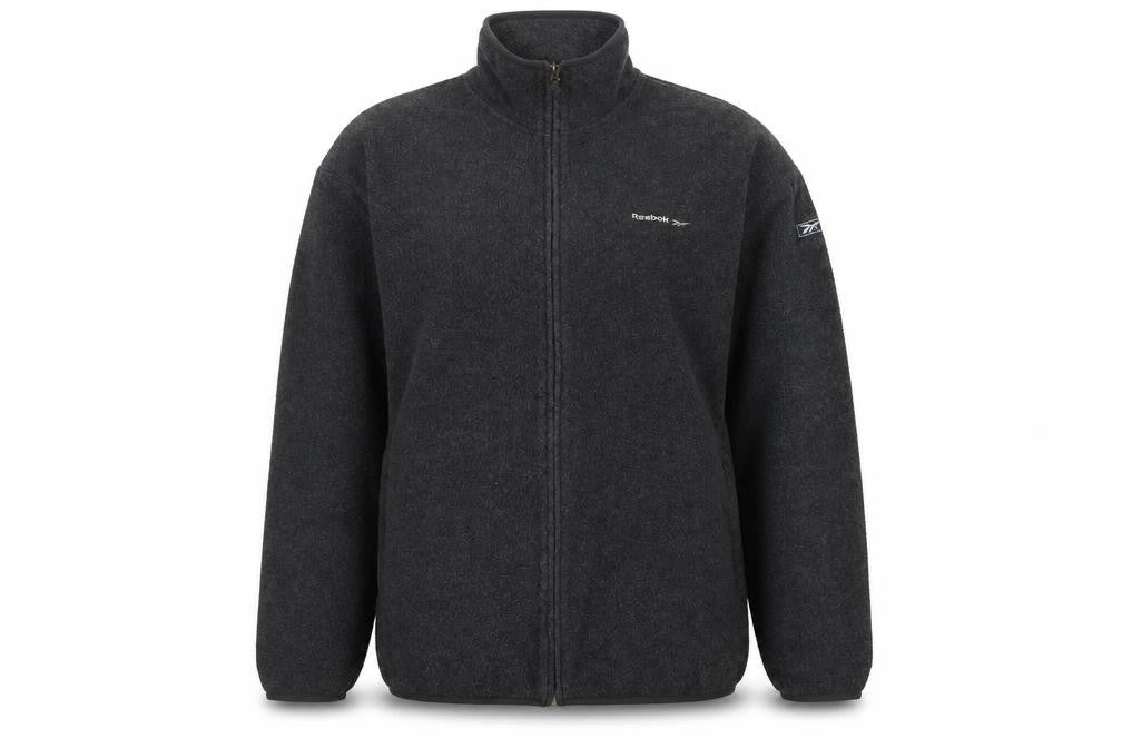 Reebok Unisex Black Fleece Jacket M Casual Sportswear