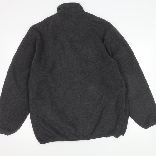 Reebok Unisex Black Fleece Jacket M Casual Sportswear