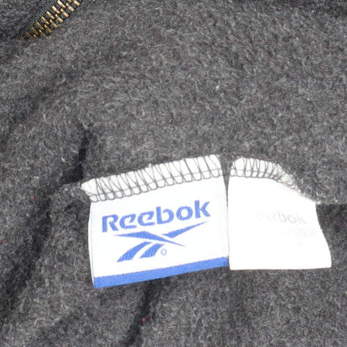 Reebok Unisex Black Fleece Jacket M Casual Sportswear