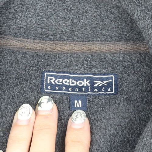 Reebok Unisex Black Fleece Jacket M Casual Sportswear