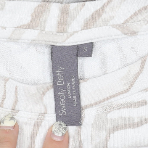Sweaty Betty Women's Ivory Pullover Sweatshirt, Size S